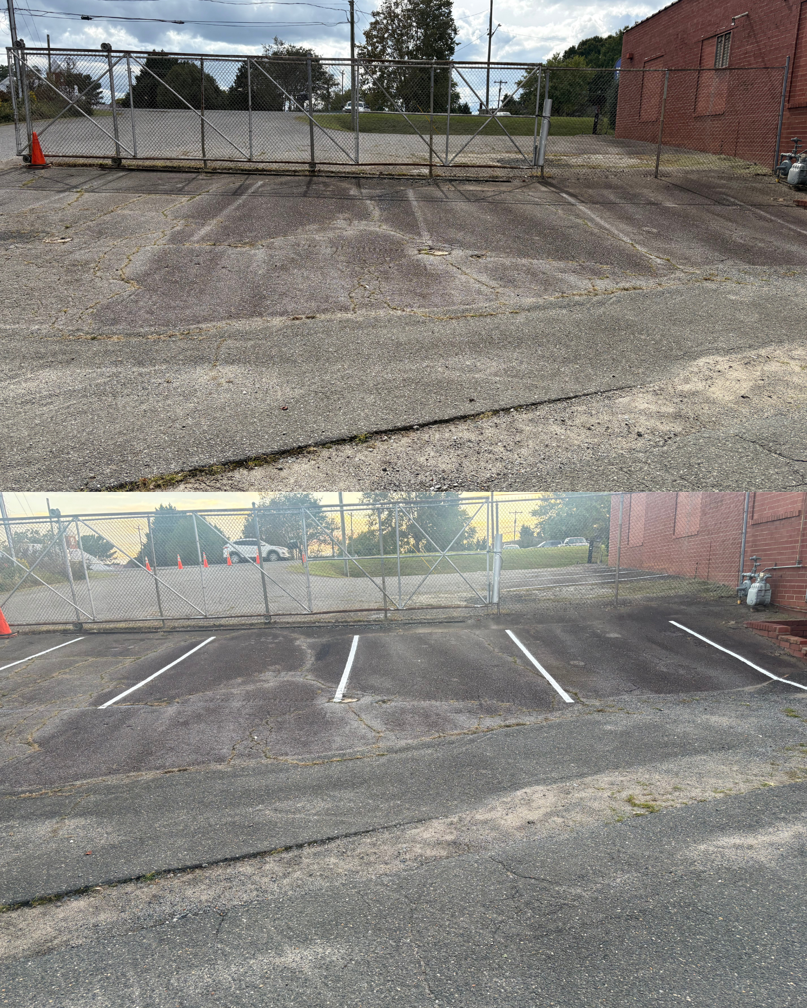 Before and After Striping Project 2