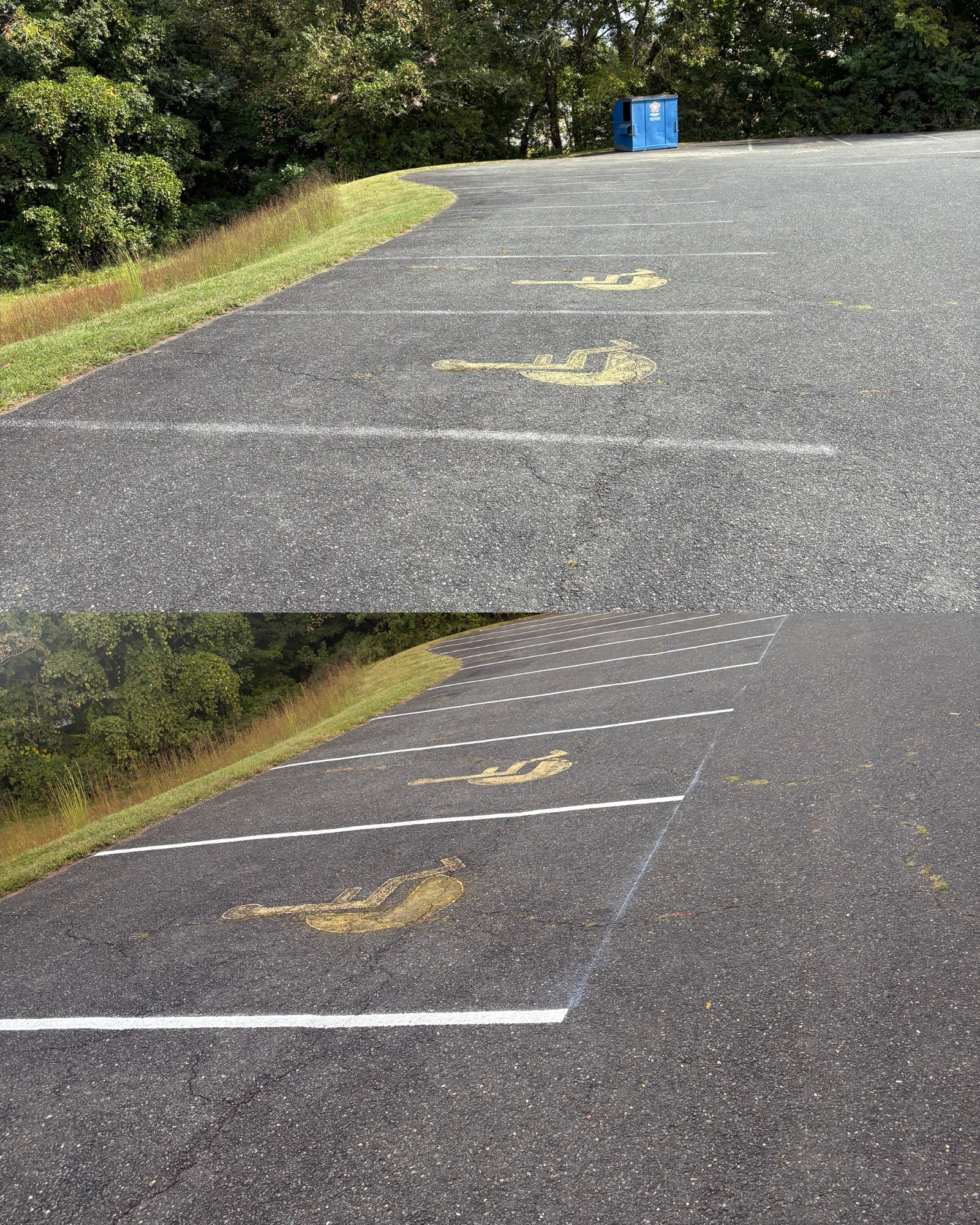 Before and After Striping Project 5